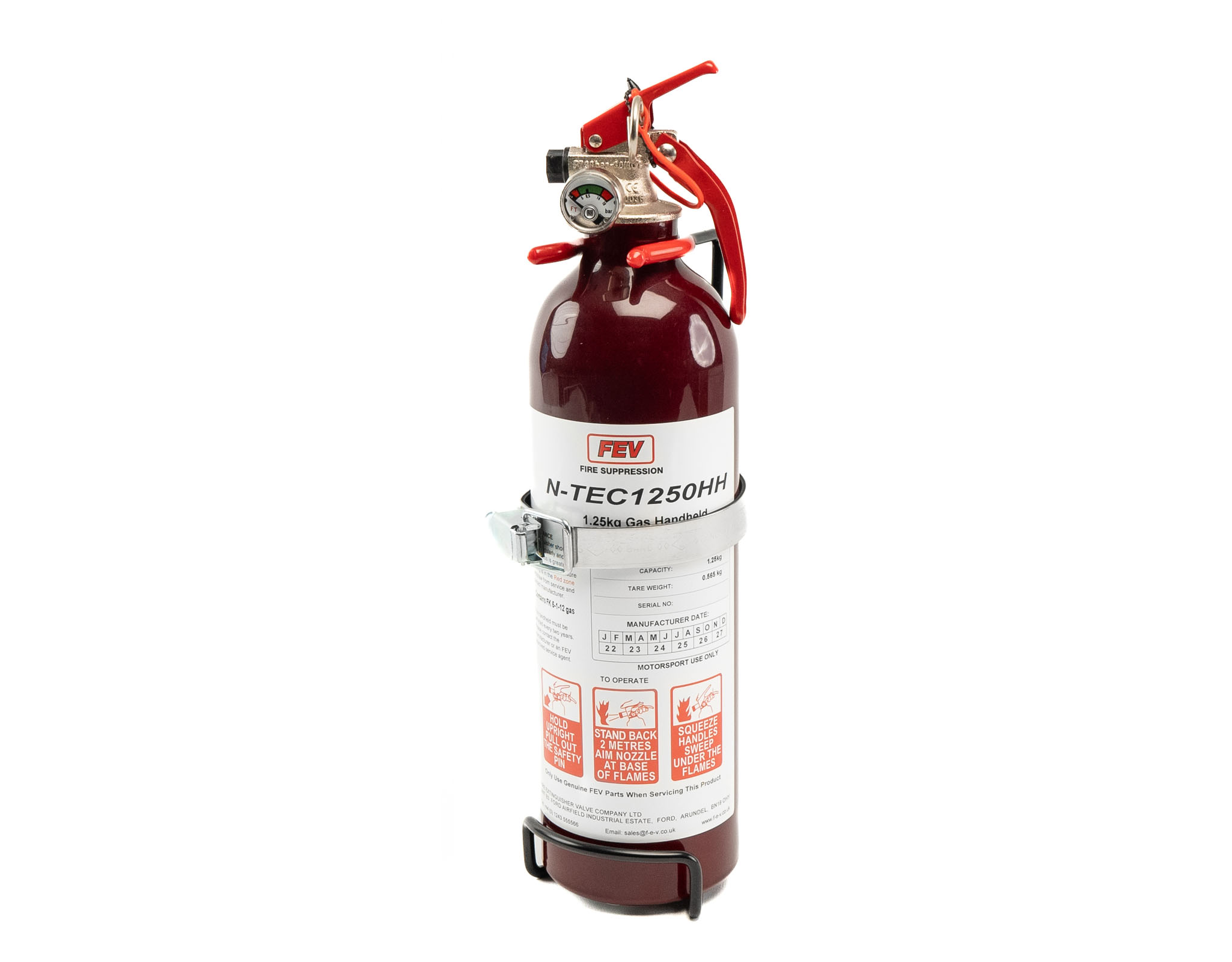 1.25KG GAS HANDHELD CAR FIRE EXTINGUISHER N-TEC1250HH