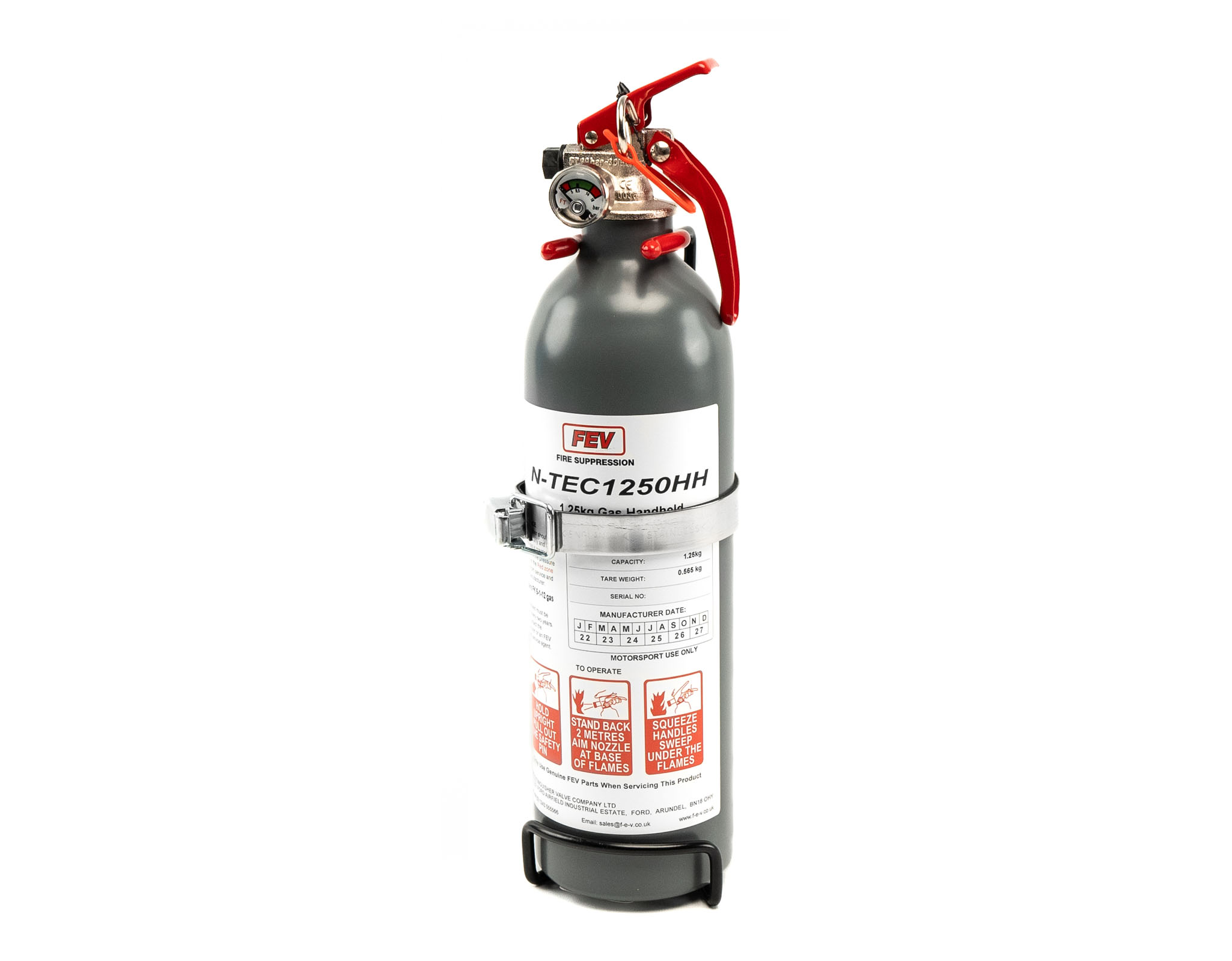 1.25KG GAS HANDHELD CAR FIRE EXTINGUISHER N-TEC1250HH