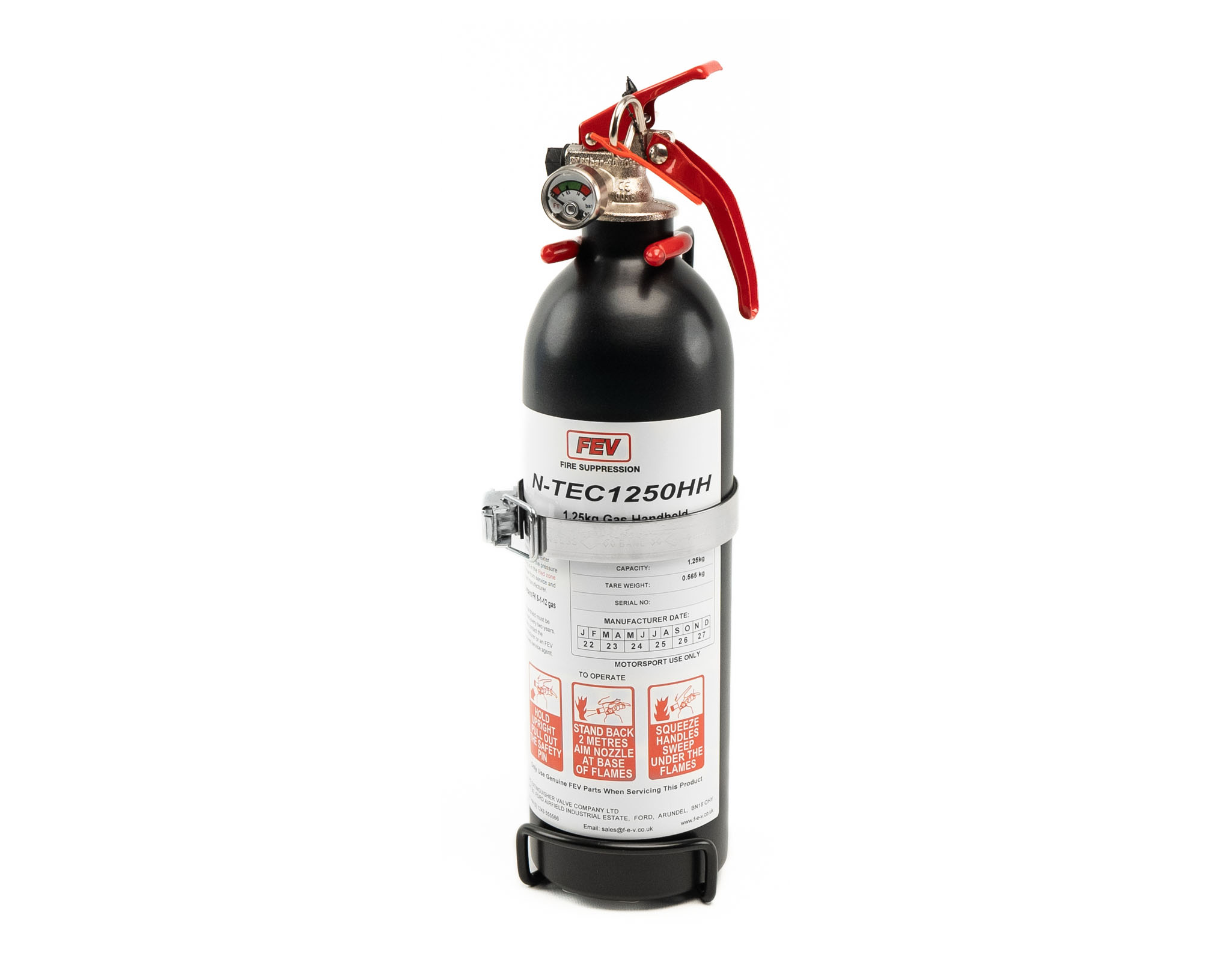 1.25KG GAS HANDHELD CAR FIRE EXTINGUISHER N-TEC1250HH