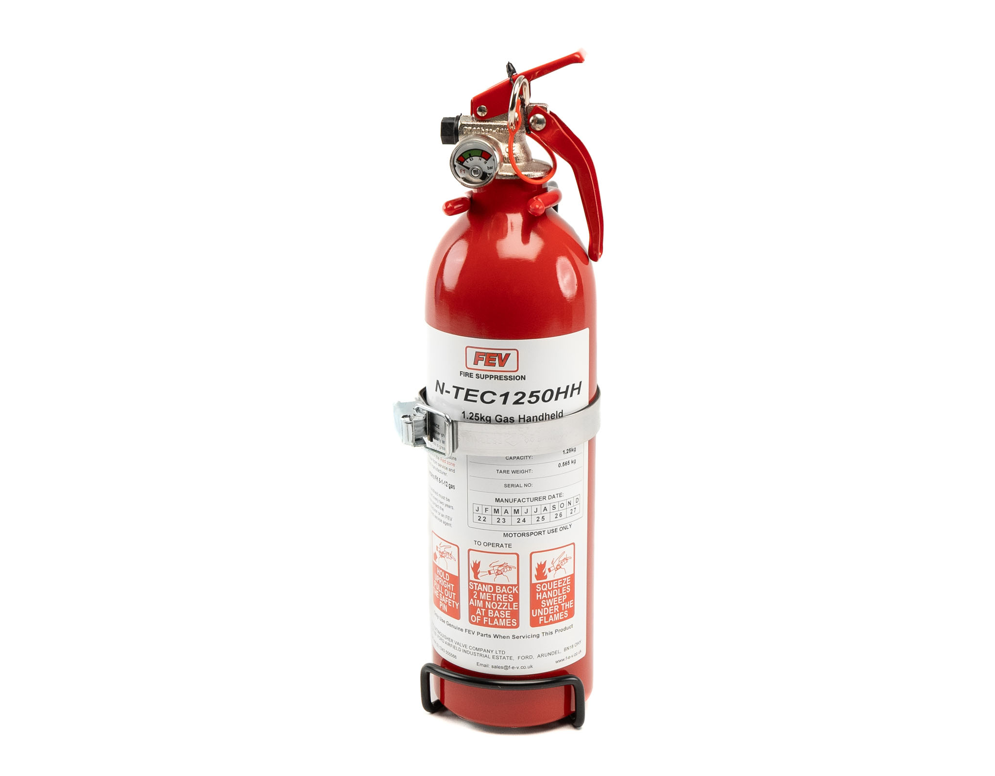1.25KG GAS HANDHELD CAR FIRE EXTINGUISHER N-TEC1250HH