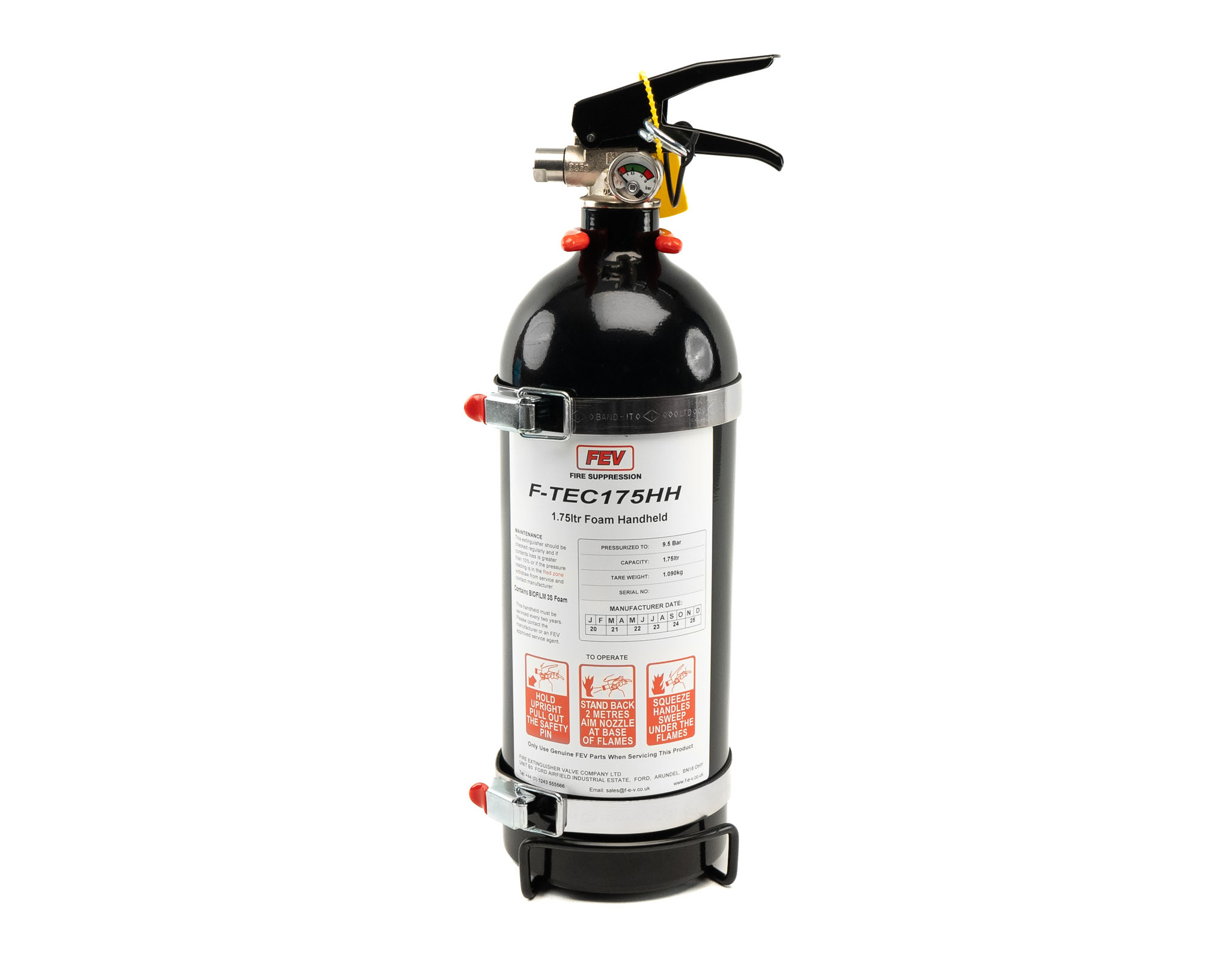 0.75LTR FOAM HANDHELD CAR FIRE EXTINGUISHER F-TEC175HH