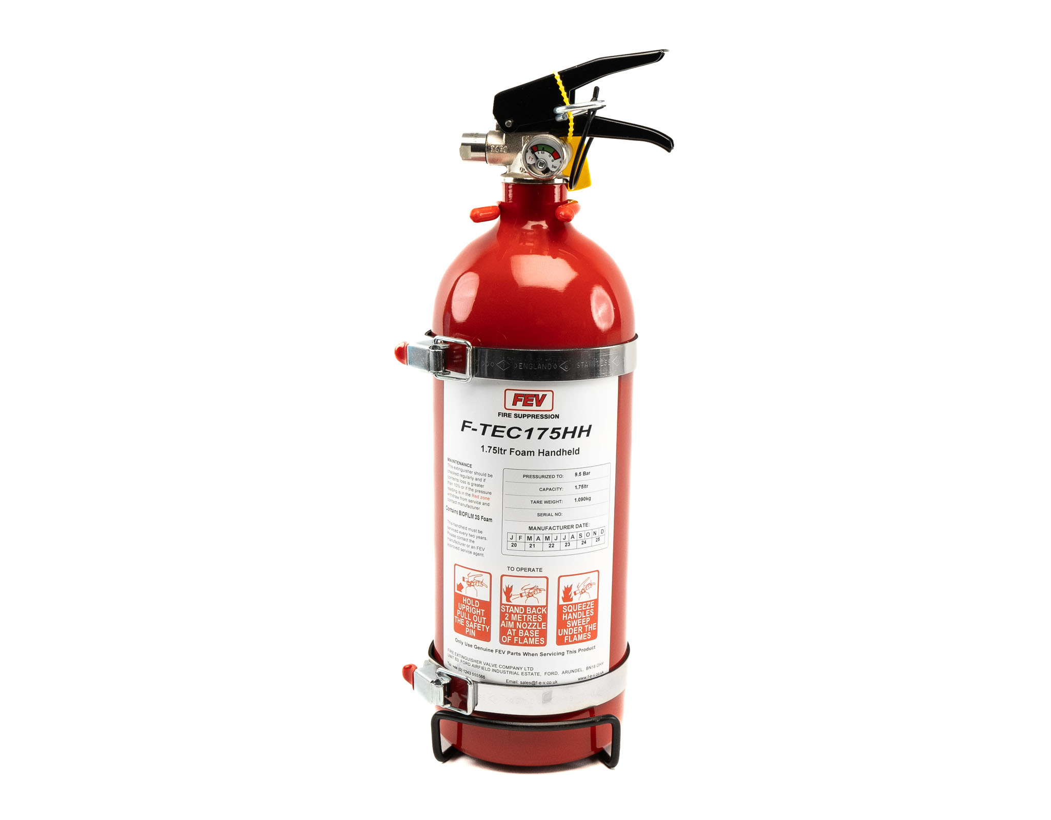 0.75LTR FOAM HANDHELD CAR FIRE EXTINGUISHER F-TEC175HH