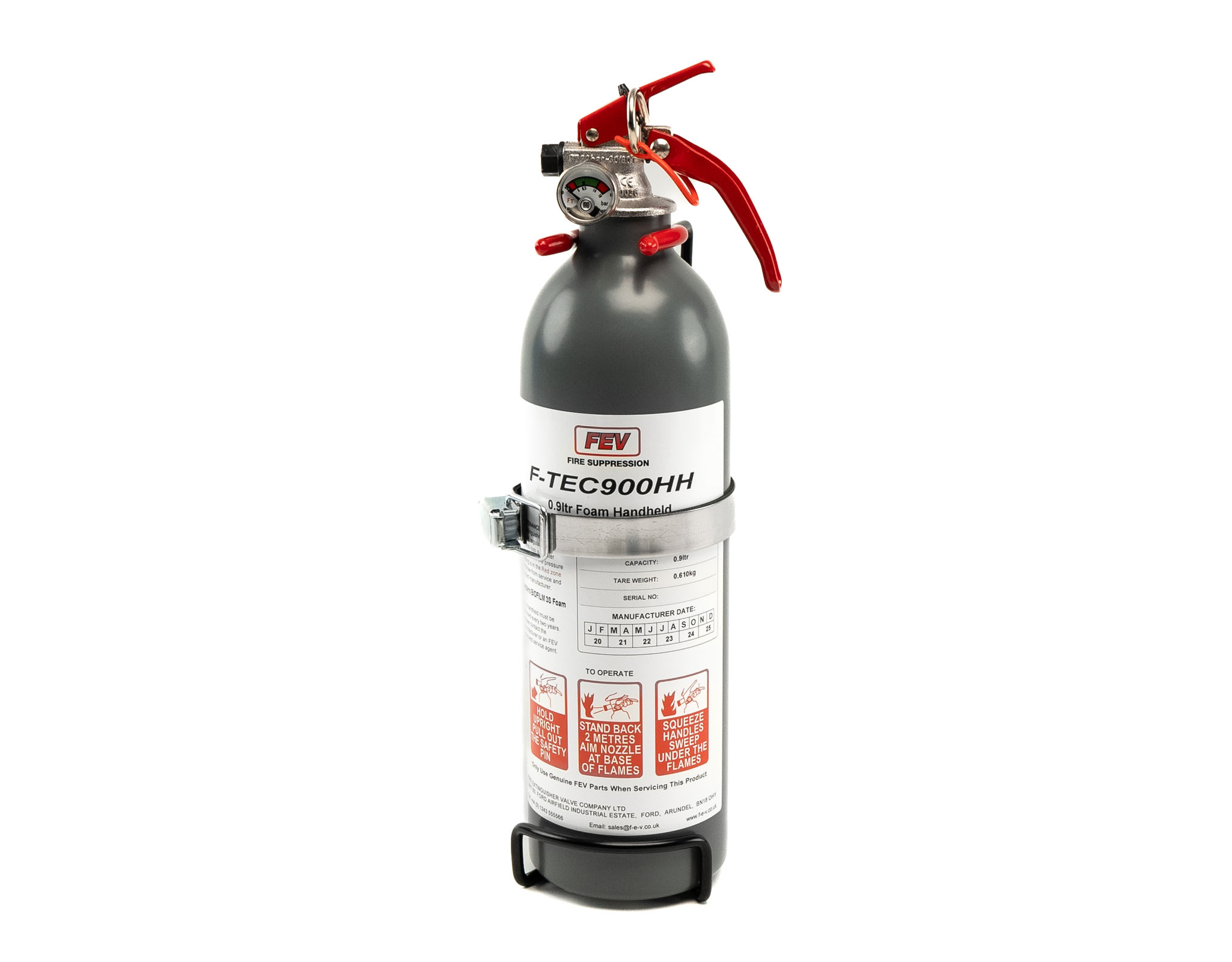 0.9LTR FOAM HANDHELD CAR FIRE EXTINGUISHER F-TEC900HH