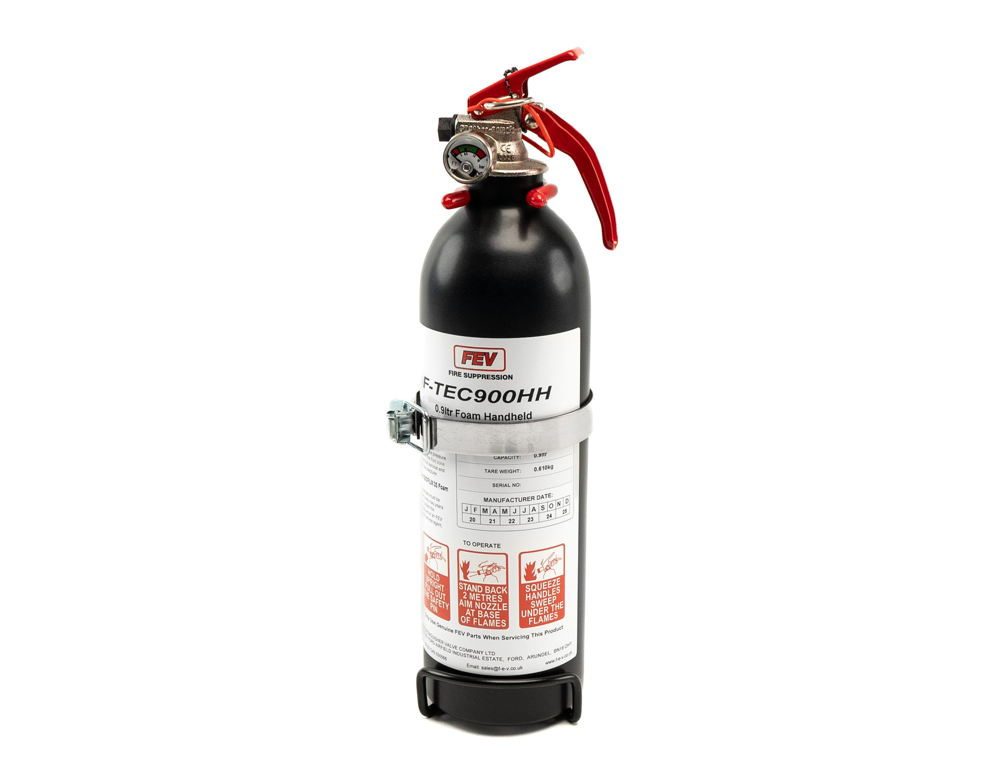 0.9LTR FOAM HANDHELD CAR FIRE EXTINGUISHER F-TEC900HH