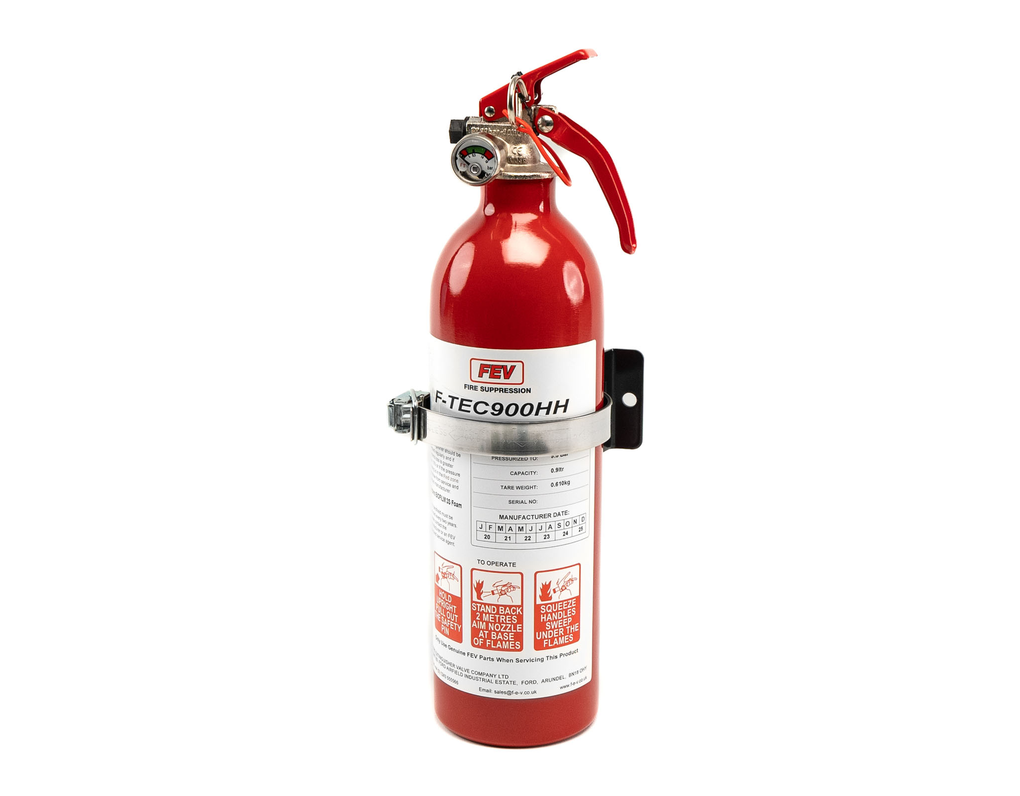 0.9LTR FOAM HANDHELD CAR FIRE EXTINGUISHER F-TEC900HH