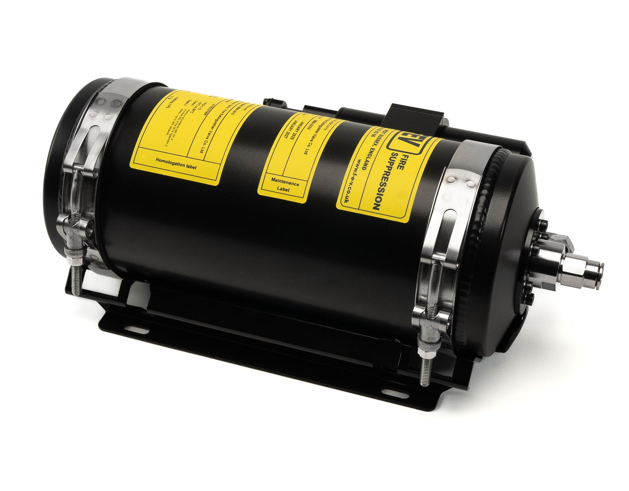 2.7KG REMOTE CHARGE ALUMINUM COLDFIRE PLUMBED IN CAR FIRE SUPPRESSION SYSTEM N-TEC2700R