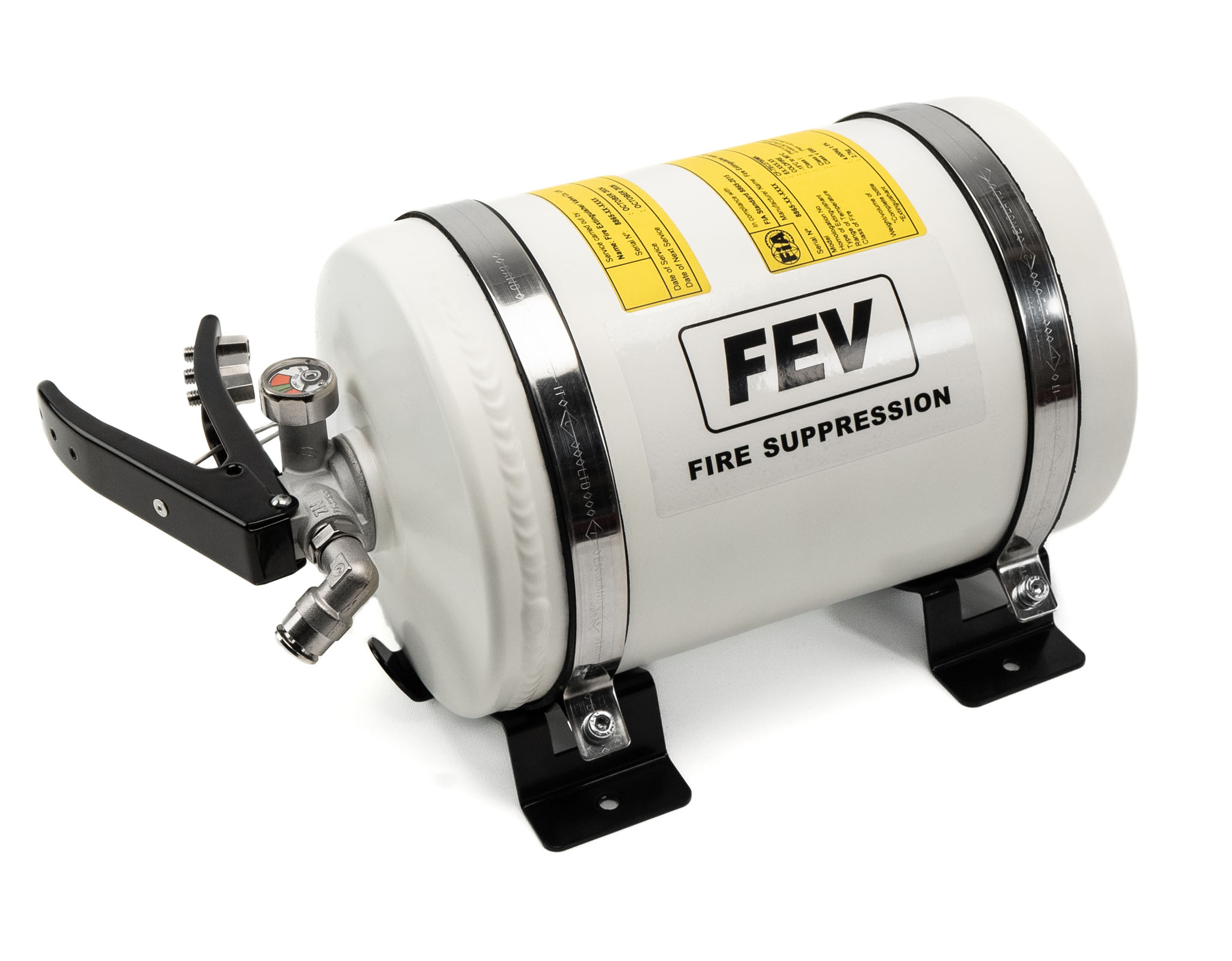2.7KG MECHANICAL ALUMINIUM COLDFIRE PLUMBED IN CAR FIRE SUPPRESSION SYSTEM CF-TEC2700MK