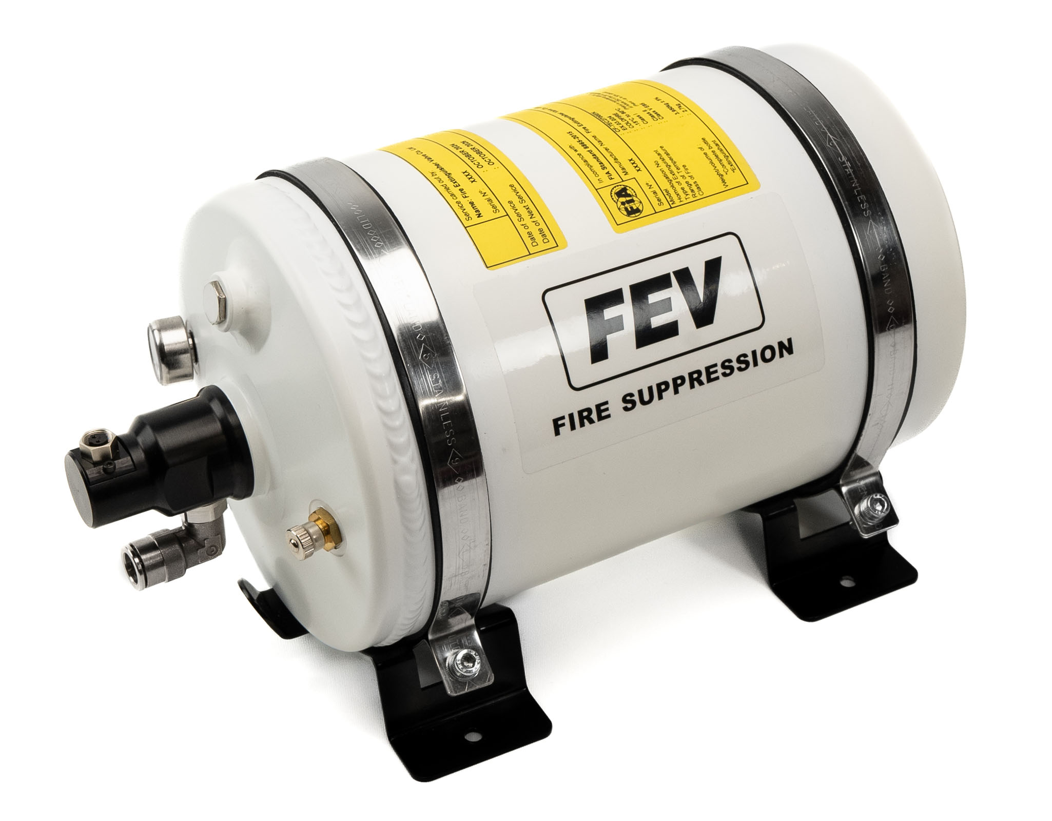 2.7KG ELECTRICAL ALUMINUM COLDFIRE PLUMBED IN CAR FIRE SUPPRESSION SYSTEM CF-TEC2700EK