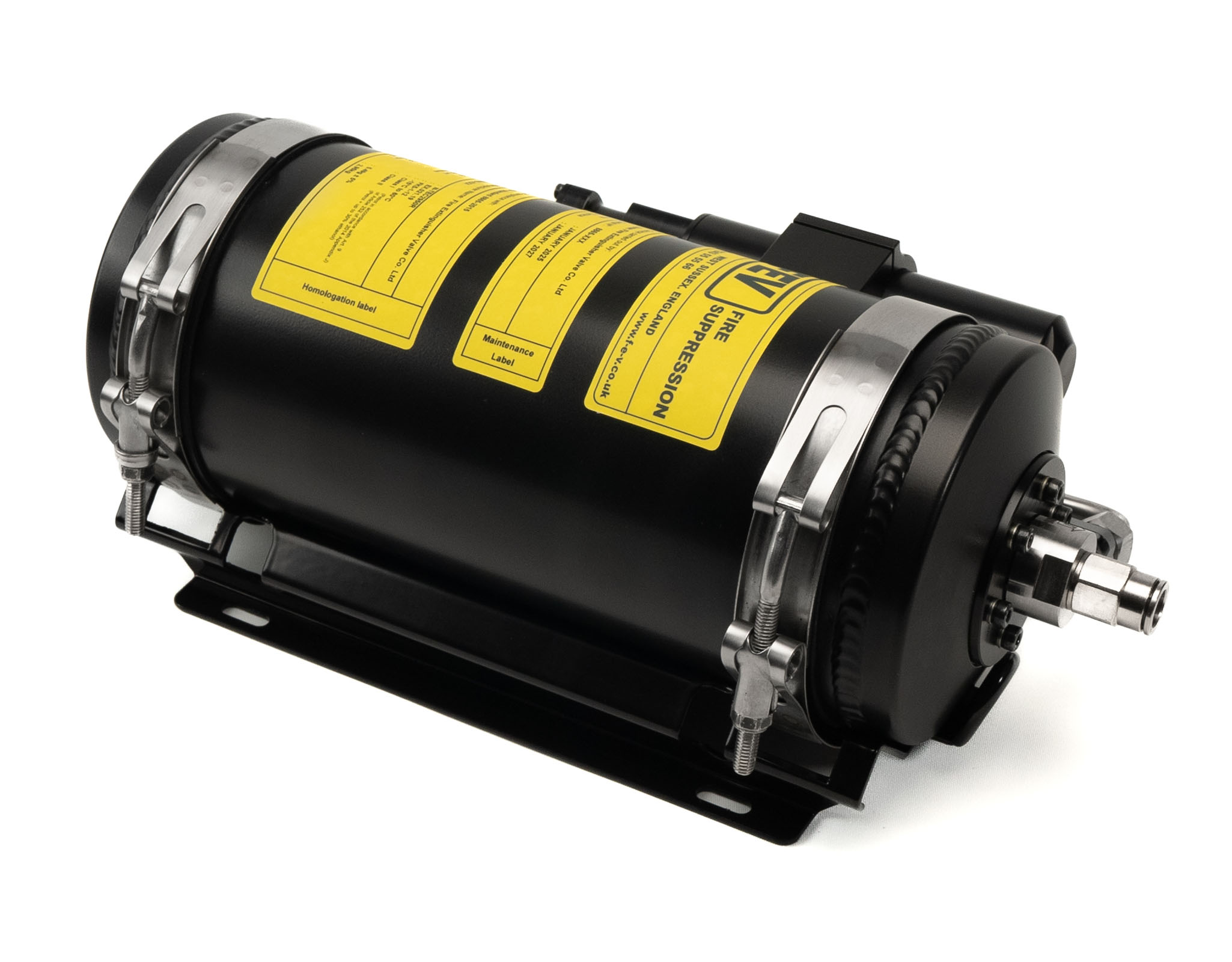 2.95KG REMOTE CHARGE ALUMINIUM GAS PLUMBED IN CAR  FIRE SUPPRESSION  SYSTEM N-TEC2950R